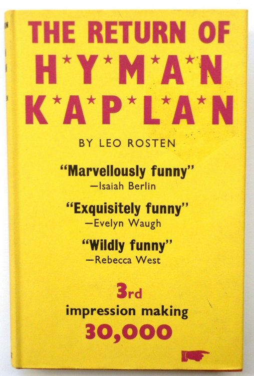 The Return of HYMAN KAPLAN