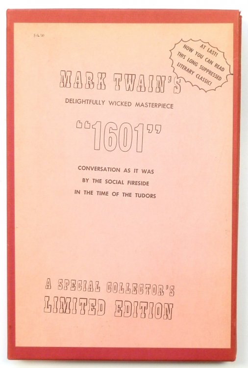 Mark Twain's [Date, 1601.] Conversation As it Was By the Social Fireside in the Time of the Tudors