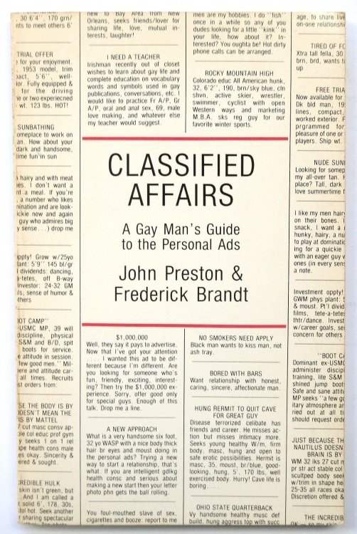 Classified Affairs: A Gay Man's Guide to the Personal Ads