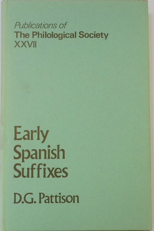 Early Spanish Suffixes