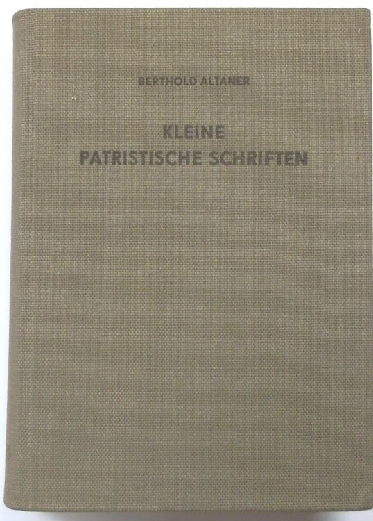 Kleine Patristische Schriften