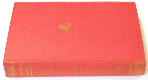 Statius: Silvae: Thebaid I-IV: Vol. I.