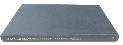 Oxford Slavonic Papers: Volume 6, 1973