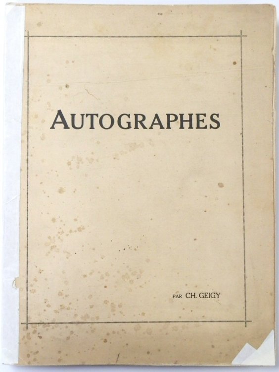 Album Von Handschriften BERUHMTER PERSONLICHKEITEN Vom Mittelalter Bis Zur Neuzeit