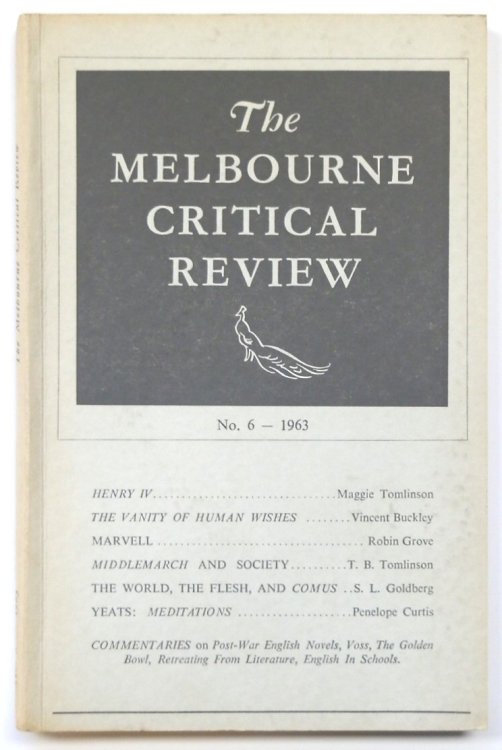 The Melbourne Critical Review, No. 6 - 1963
