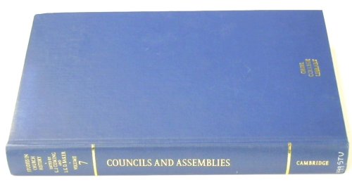 Councils and Assemblies: Studies in Church History, Volume 7