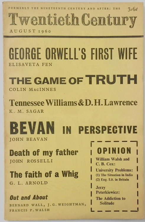 Twentieth Century, August 1960
