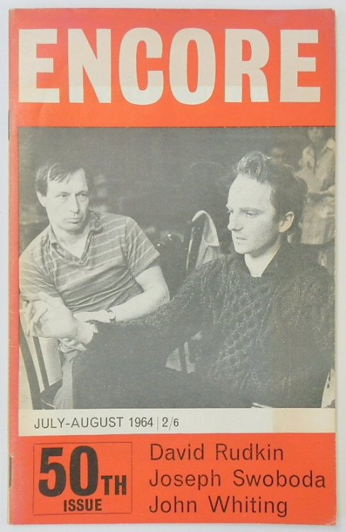 Encore, The Voice of Vital Theatre, July-August 1964