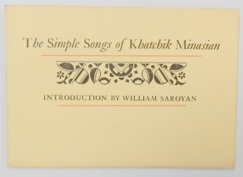 The Simple Songs of Khatchik Minasian