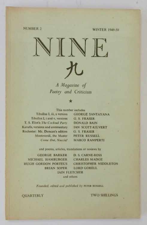Nine: A Magazine of Poetry and Criticism, Number 2, Winter 1949-50