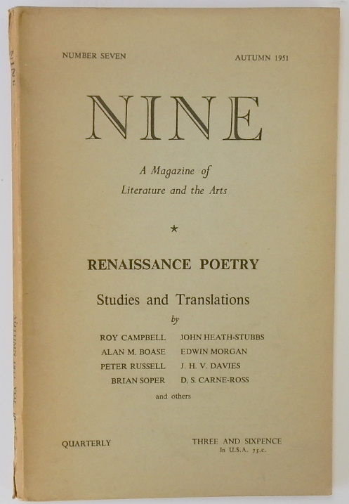 Nine: A Magazine of Literature and the Arts, Number Seven, Autumn 1951