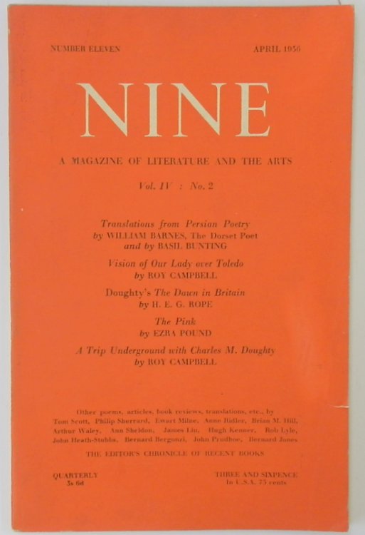 Nine: A Magazine of Literature and the Arts, Number Eleven, April 1956