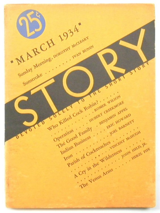 STORY: Devoted Solely to the Short Story: Vol. IV, No. 20: March 1934