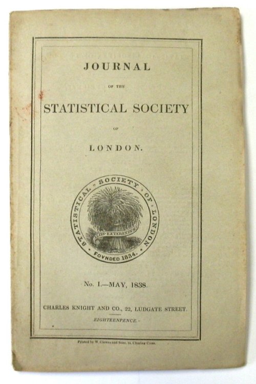 Journal of the Statistical Society of London: No. I. May 1838