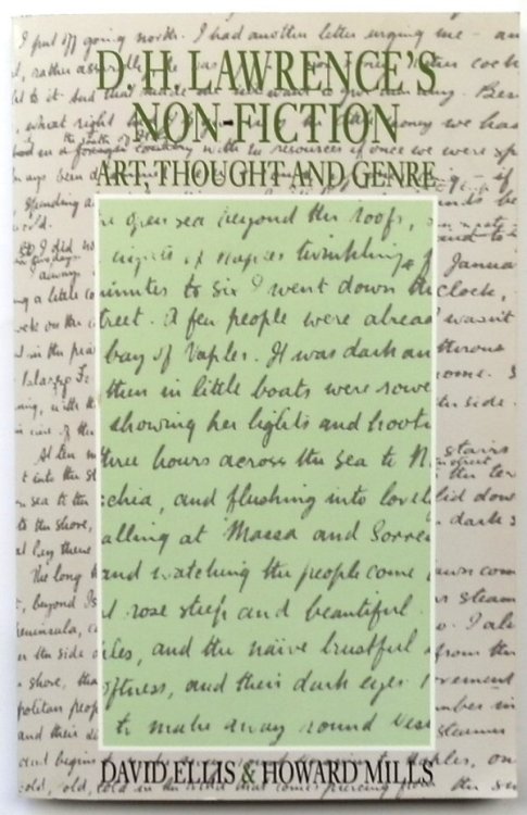 D.H. Lawrence's Non-Fiction: Art, Thought and Genre