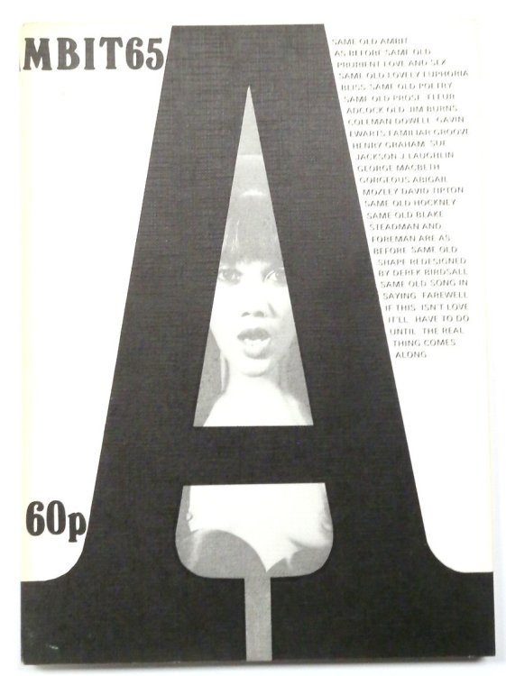 Ambit: A Quarterly of Poems, Short Stories, Drawings and Criticism, Number 65, 1976