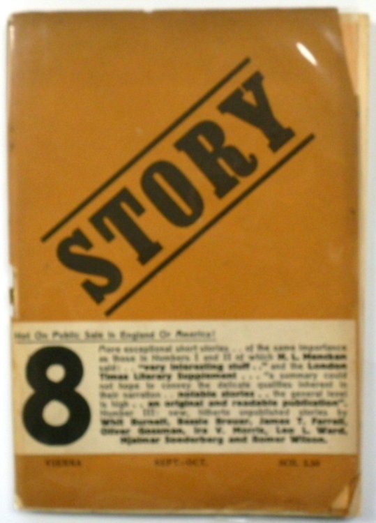 Story: The Only Magazine Devoted Solely to the Short Story, Sept-Oct 1931, Vol.I, No. 3
