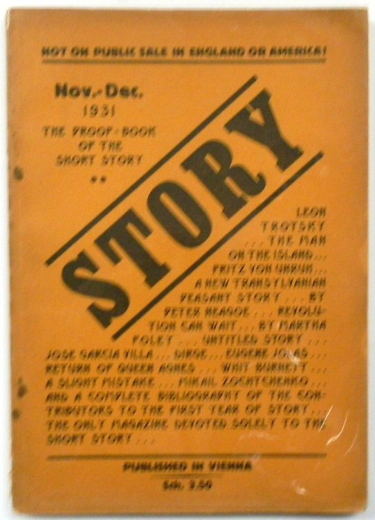 Story: The Only Magazine Devoted Solely to the Short Story, Nov-Dec 1931, Vol. I, No. 4