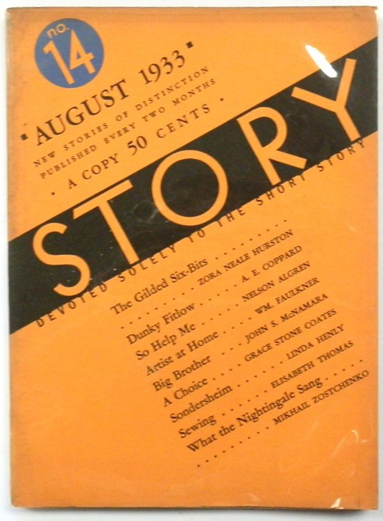 Story: The Only Magazine Devoted Solely to the Short Story, August 1933, Vol. III, No. 14