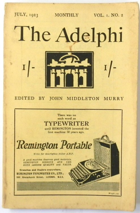 The Adelphi: July 1923: Vol.I. No.2