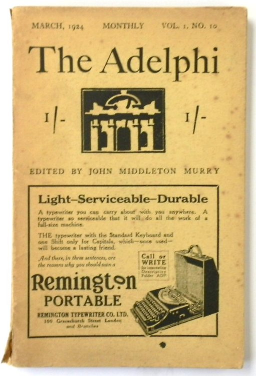 The Adelphi: February 1924: Vol. I. No. 10