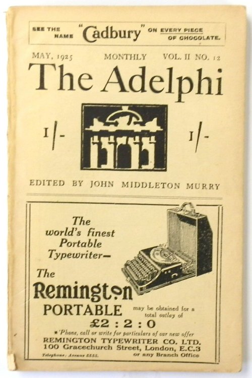 The Adelphi: May 1925: Vol. II. No.12
