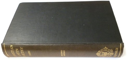 A History of Christian-Latin Poetry: From the Beginnings to the Close of The Middle Ages