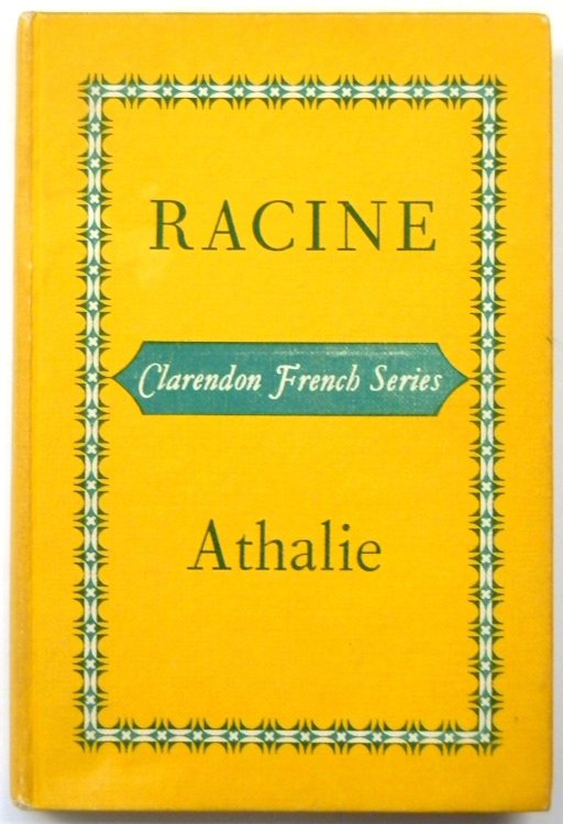 Racin Athalie (Clarendon French Series)