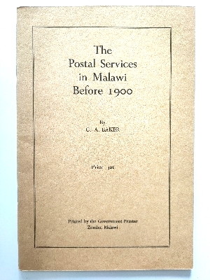 Image for The Postal Services in Malawi Before 1900 The Postal Services in Malawi Before 1900