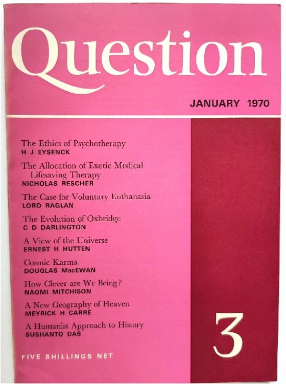 Question 3 (January 1970)