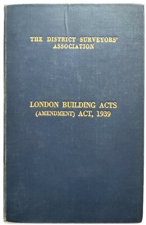 London Building Acts (Amendment) Act, 1939, 2 & 3 Geo 6., Ch. Xcvii