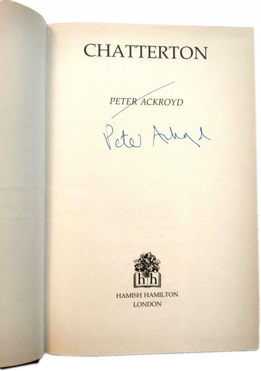 Image for Chatterton Chatterton