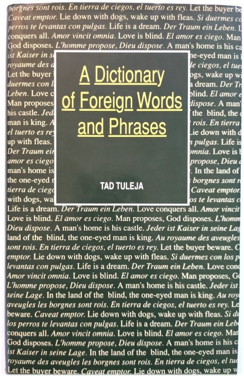 A Dictionary of Foreign Words and Phrases