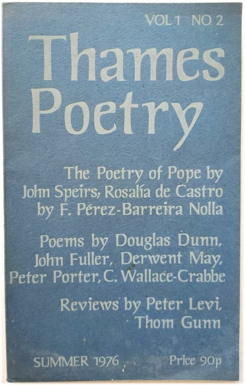 Thames Poetry, Volume I, Number 2, Summer 1976