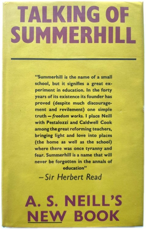 Talking of Summerhill