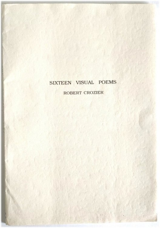 Image for Sixteen Visual Poems Sixteen Visual Poems
