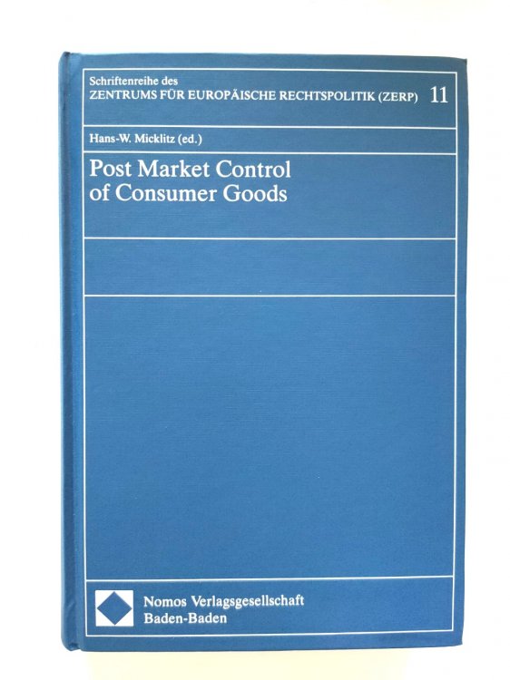 Image for Post Market Control of Consumer Goods Post Market Control of Consumer Goods
