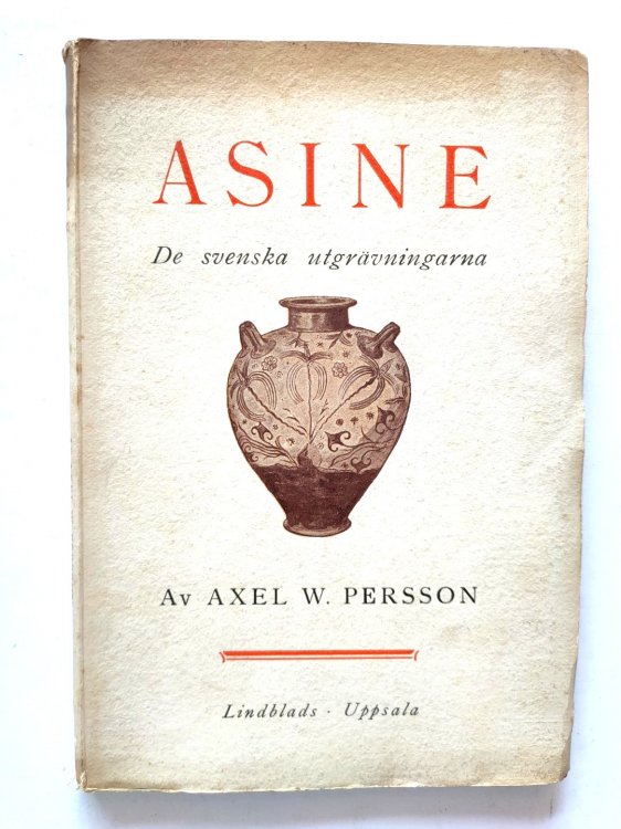 Image for Asine: De Svenska UTGRAVNINGARNA Asine: De Svenska UTGRAVNINGARNA
