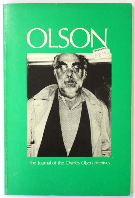 Olson: The Journal of the Charles Olson Archives: Number 4: Fall 1975
