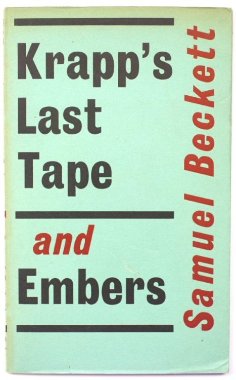 'Krapp's Last Tape' and 'Embers'