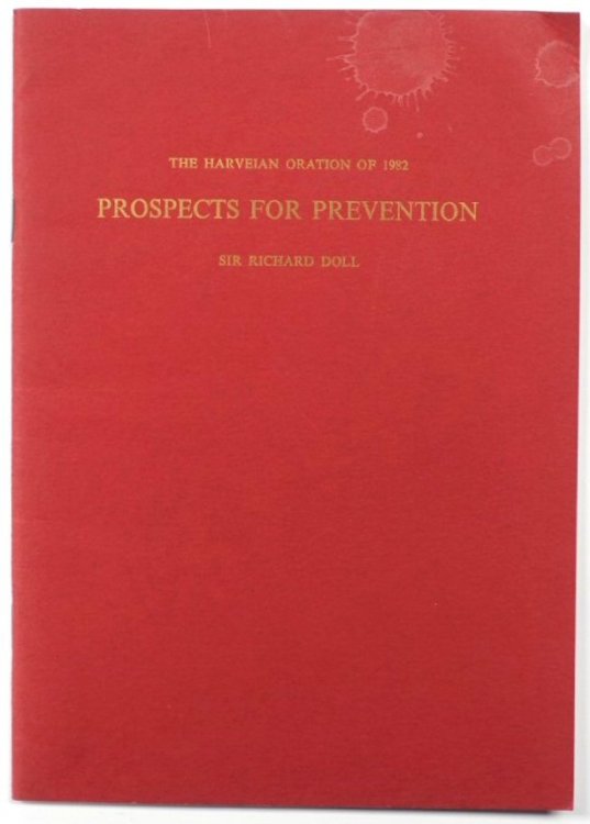 The Harveian Oration of 1982: Prospects for Prevention