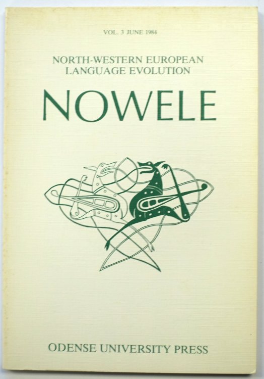 Nowele: North-Western European Language Evolution, Vol.3, June 1984