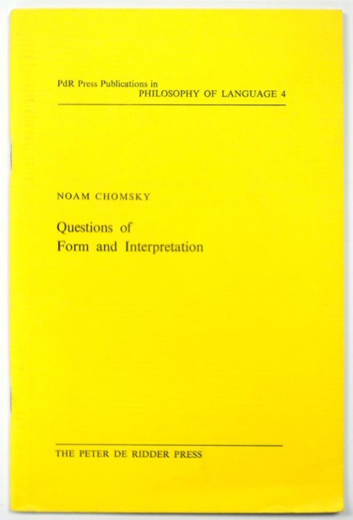 Questions of Form and Interpretation: Philosophy of Language 4