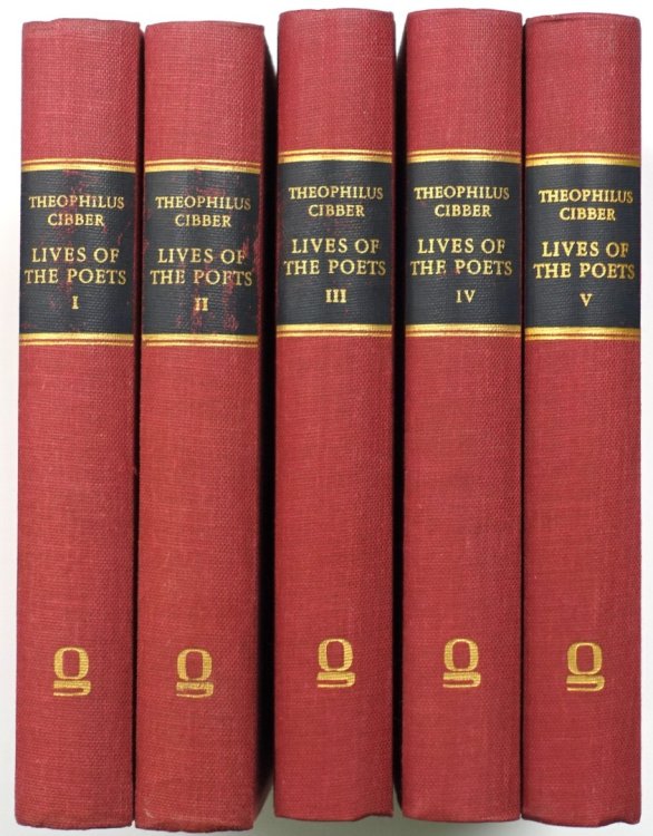 The Lives of the Poets of Great Britain and Ireland (1753), Volume I-V Complete