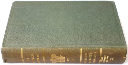 The Publications of the Surtees Society, Established in the Year MDCCC.XXXIV, Vol. LVIII for the Year M.DCCC.LXXI