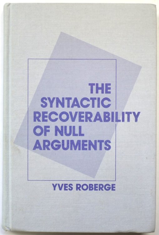 The Syntactic Recoverability of Null Arguments