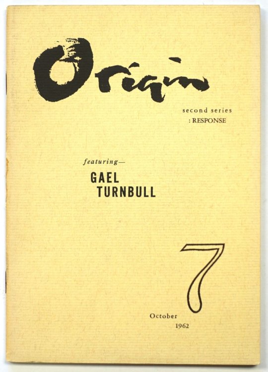 Origin, Second Series: Response No. 7, October 1962