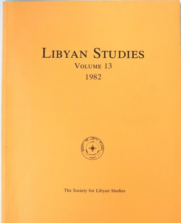 Libyan Studies: Volume 13 (1982)
