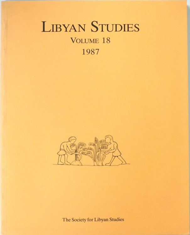 Libyan Studies: Volume 18 (1987)