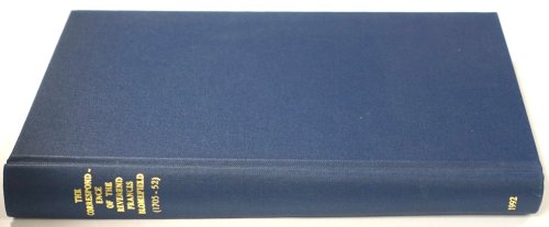 The Correspondence of the Reverend Francis Blomefield (1705-52)